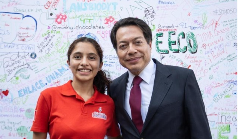 Valeria Palacios Cruz egresada del Conalep y alumna del TecNM obtiene la Medalla Mundial de la Educación 2025: Mario Delgado