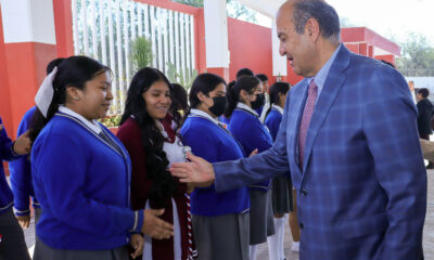 Natividad Castrejón inaugura comedor escolar en Tlahuelilpan