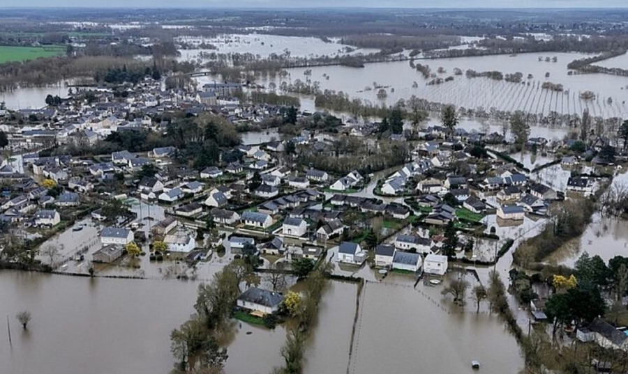 Alerta en Francia por lluvias: inundaciones y crecida de ríos