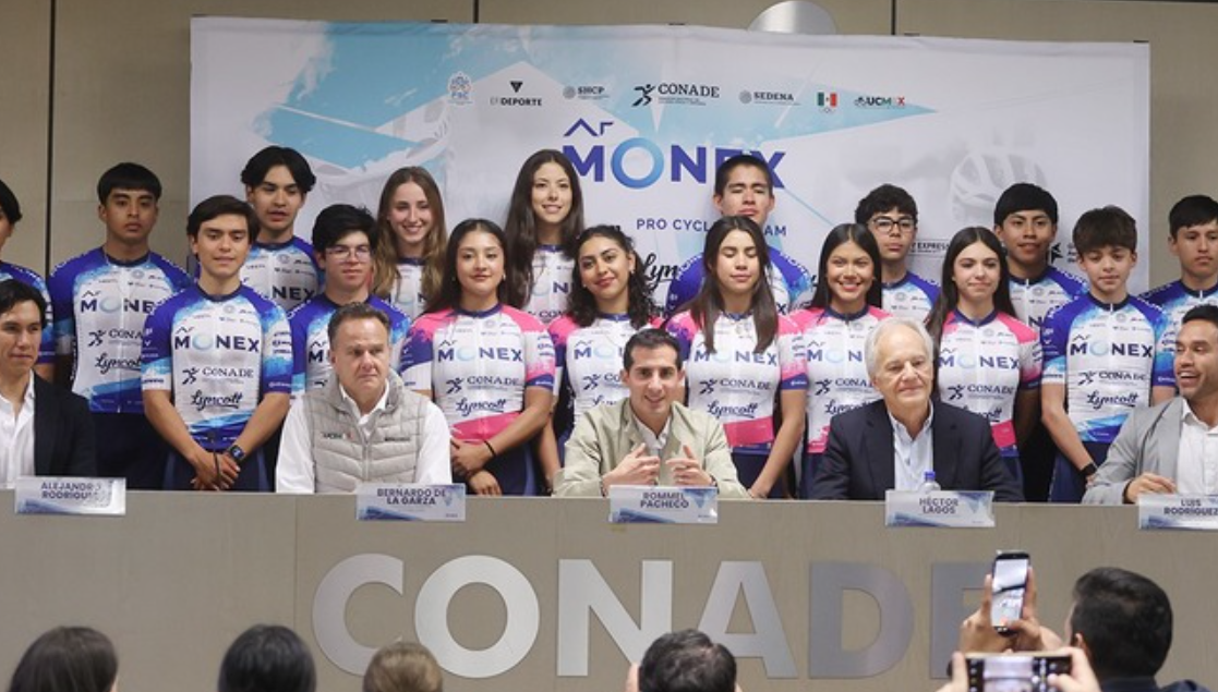 CONADE y A.R. Money Pro Cycling Team impulsan el desarrollo del ciclismo rumbo a la temporada 2026