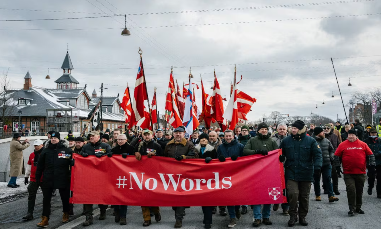 Marcha silenciosa contra Trump en Dinamarca