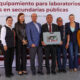 Natividad Castrejón entrega equipamiento a secundarias y laboratorios de ciencias