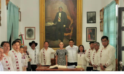 Presidenta reconoce a Margarita Maza como Primera Embajadora