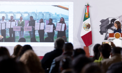 Presidenta entrega por primera vez títulos de concesión de agua a Tijuana, Rosarito, Mexicali, Tecate y Ensenada