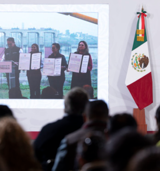 Presidenta entrega por primera vez títulos de concesión de agua a Tijuana, Rosarito, Mexicali, Tecate y Ensenada