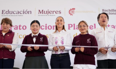Presidenta inaugura Bachillerato Nacional plantel Ixtapaluca para otorgar el derecho a la educación a más de mil estudiantes