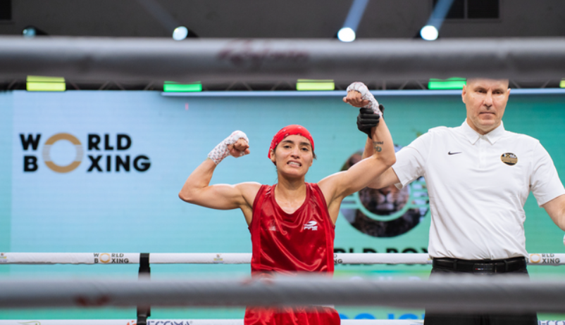 Fátima Herrera sube al podio en la Copa Mundial de Boxeo en Brasil