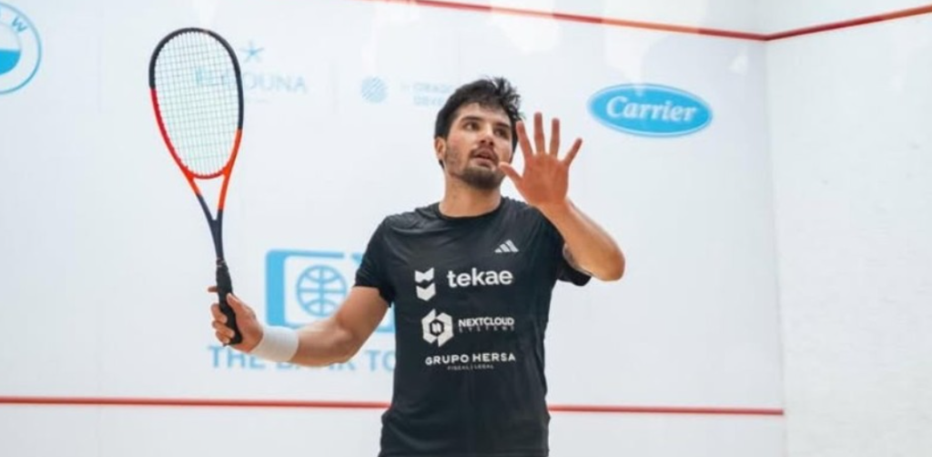 Finaliza Leonel Cárdenas entre los ocho mejores del Abierto Internacional de Squash El Gouna