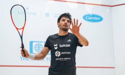 Finaliza Leonel Cárdenas entre los ocho mejores del Abierto Internacional de Squash El Gouna