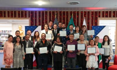 Mario Delgado reconoce certificación en inglés de docentes del CONALEP