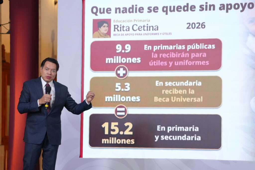 Gobierno de México impulsa programas en favor de 20.2 millones de niñas y niños de Educación Básica