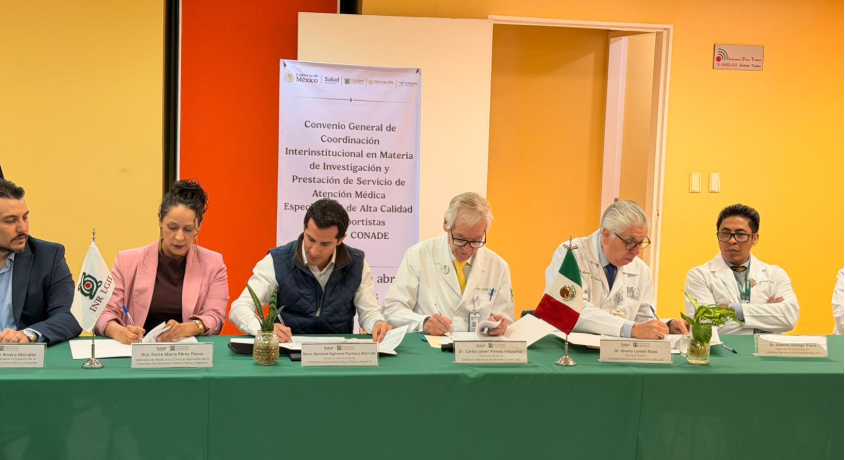 INR y CONADE firman alianza estratégica para fortalecer la atención integral y el rendimiento de atletas de alto nivel en México