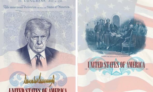 Imagen de Trump aparecerá en edición limitada de pasaportes