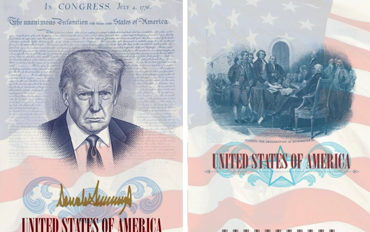 Imagen de Trump aparecerá en edición limitada de pasaportes