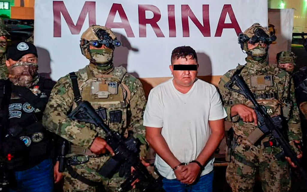 Marina detiene en Nayarit a “El Jardinero”, líder clave del CJNG