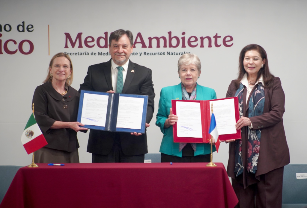 México y Francia consolidan alianza estratégica para afrontar la crisis climática y la pérdida de biodiversidad
