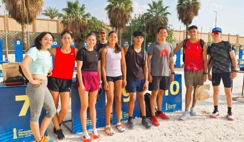 Pentatletas arrancan año competitivo en la Copa del Mundo El Cairo 2026