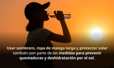 Salud emite recomendaciones para protegerse de los rayos solares