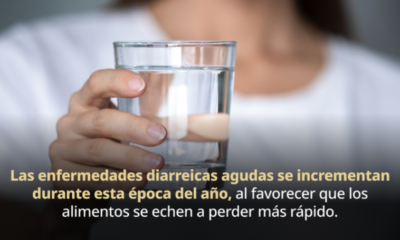 Secretaría de Salud llama a prevenir enfermedades diarreicas ante temporada de calor