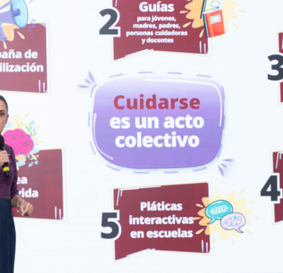 Sheinbaum presentan “El ABC de las emociones”, estrategia nacional para atender la salud mental de jóvenes