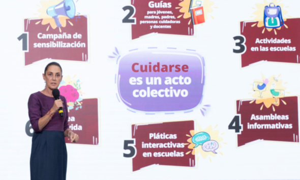 Sheinbaum presentan “El ABC de las emociones”, estrategia nacional para atender la salud mental de jóvenes