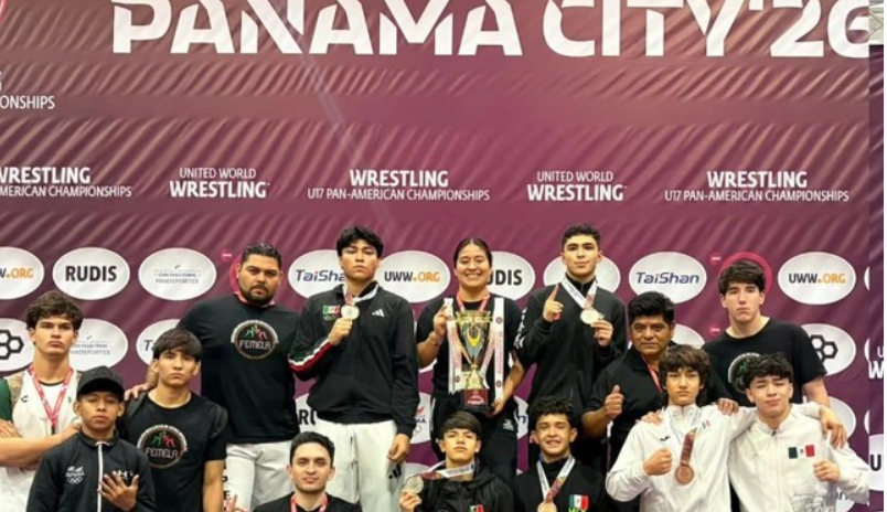 Con 17 medallas, México finaliza su actuación en el Campeonato Panamericano de Luchas Asociadas Sub-17