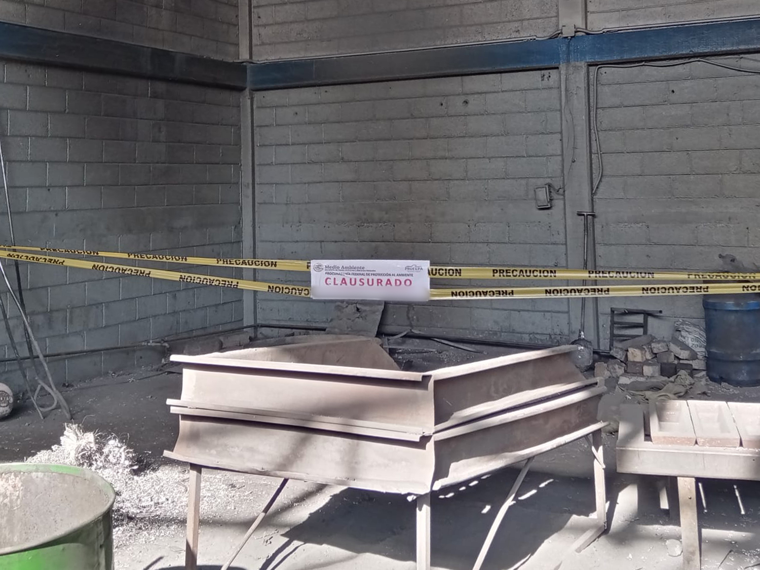 Profepa impone clausura temporal a fundidora por emisiones contaminantes