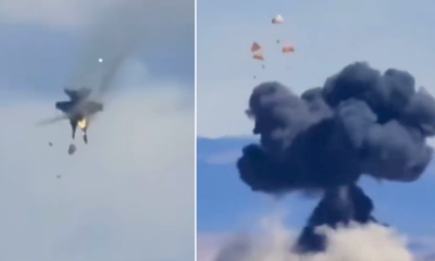 Dos aviones de combate estadounidenses colisionan durante espectáculo aéreo en Idaho