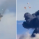 Dos aviones de combate estadounidenses colisionan durante espectáculo aéreo en Idaho