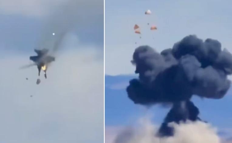 Dos aviones de combate estadounidenses colisionan durante espectáculo aéreo en Idaho