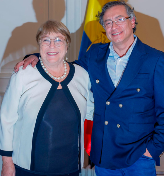 Gustavo Petro respalda candidatura de Michelle Bachelet para dirigir la ONU