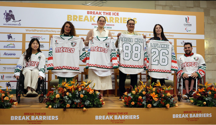 México hace historia al recibir el Primer Campamento Internacional de Para Hockey sobre Hielo