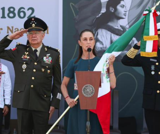 Reafirma Sheinbaum la soberanía nacional en el 164 Aniversario de la Batalla de Puebla