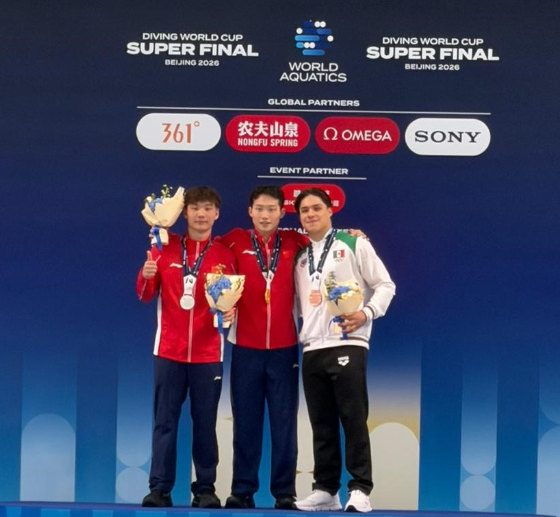 Selección mexicana de clavados regresa de China con cinco medallas en la Súper Final de la Copa del Mundo 2026