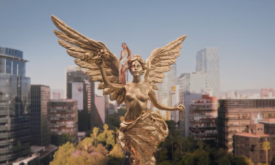 Shakira sorprende al aparecer sobre el Ángel de la Independencia en videoclip del Mundial 2026
