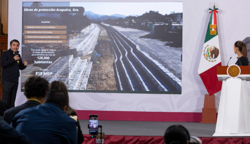Sheinbaum anuncia inversión histórica de 12 mil mdp para prevenir inundaciones en México