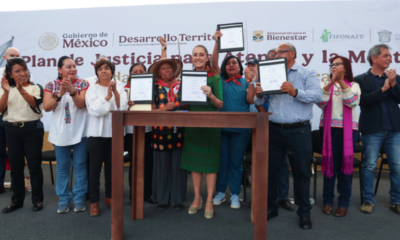 Sheinbaum encabeza restitución de tierras en Atenco a 20 años de la represión