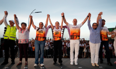 Sheinbaum inaugura el Puente Vehicular Nichupté, obra que transforma la movilidad en Quintana Roo
