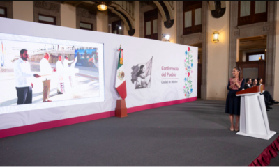 Sheinbaum inaugura la Glorieta de las Mujeres Libres en Baja California Sur