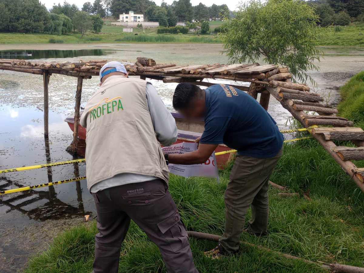 Profepa clausura obras irregulares en Áreas Naturales Protegidas del Estado de México