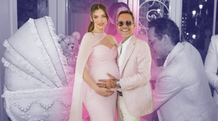 Nadia Ferreira y Marc Anthony celebran lujoso baby shower en espera de su primera hija