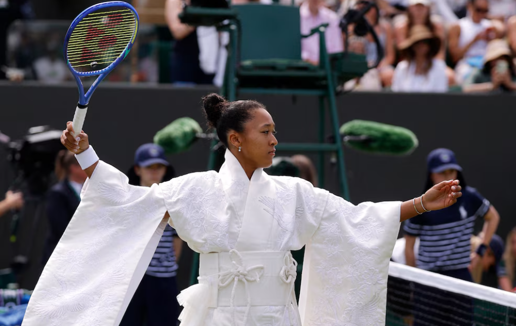 Naomi Osaka deslumbra en Wimbledon con un homenaje a la cultura japonesa