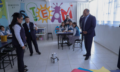 Natividad Castrejón inaugura aulas STEM en colegio de Ciudad Sahagún