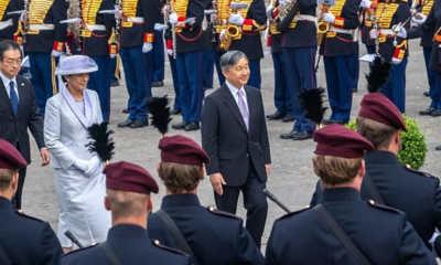 Países Bajos recibe al emperador Naruhito y a la emperatriz Masako en visita oficial para fortalecer lazos históricos con Japón