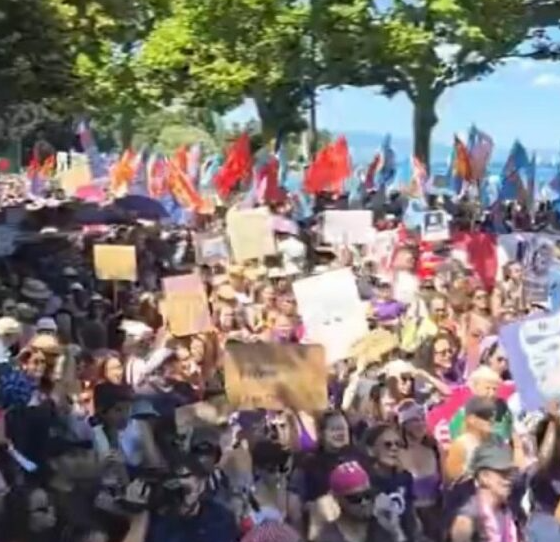 Protesta contra la Cumbre del G7 en Suiza deja enfrentamientos con la policía