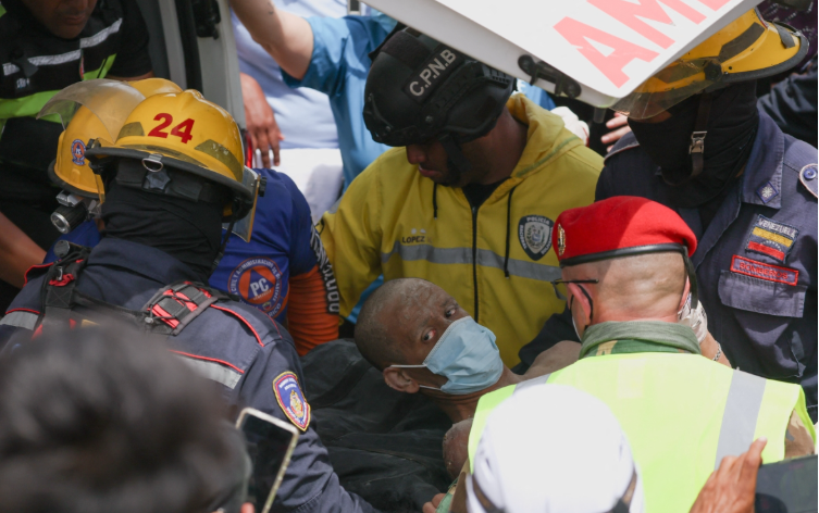 Venezuela reporta 33 personas rescatadas con vida tras el terremoto