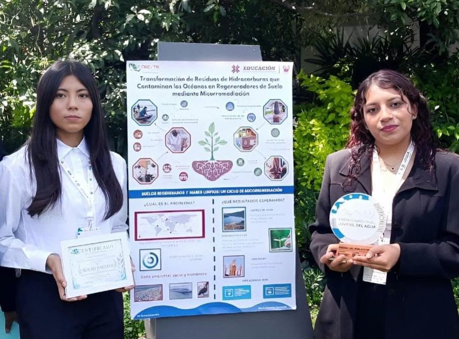 CECyTE Hidalgo, primer lugar en Premio Nacional Juvenil del Agua