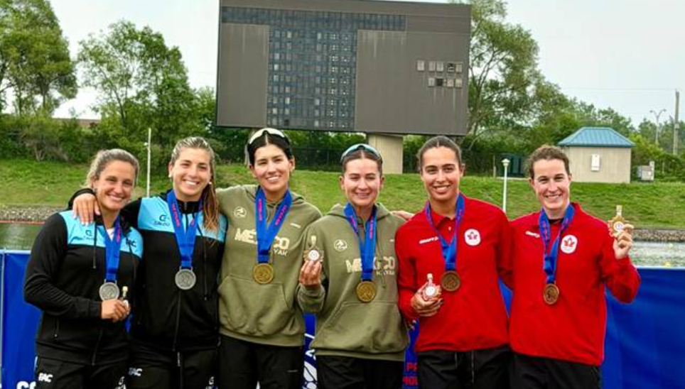 Canotaje mexicano conquista oro y asegura plazas para Lima 2027