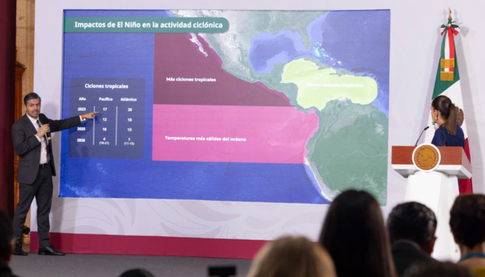 Gobierno de México prepara sistema de alertamiento telefónico ante fenómenos meteorológicos