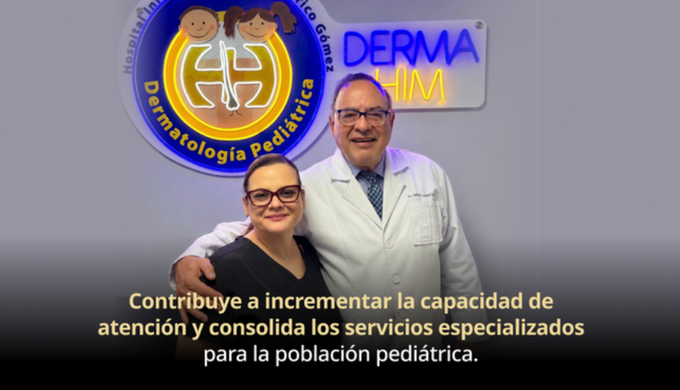 Hospital Infantil de México fortalece atención especializada con nueva Clínica de Dermatología Pediátrica